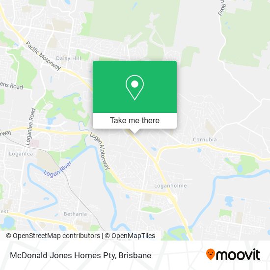 McDonald Jones Homes Pty map