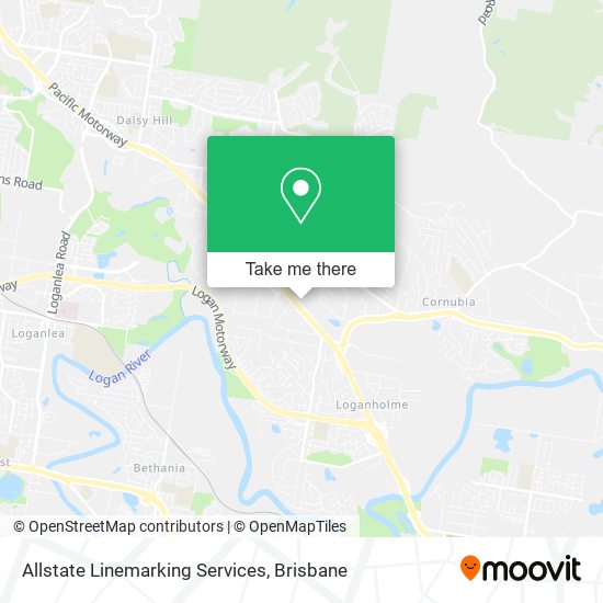 Allstate Linemarking Services map
