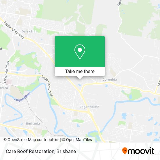 Care Roof Restoration map