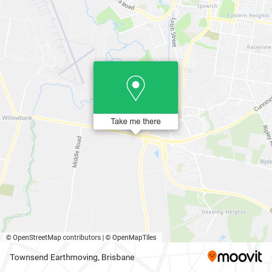 Townsend Earthmoving map