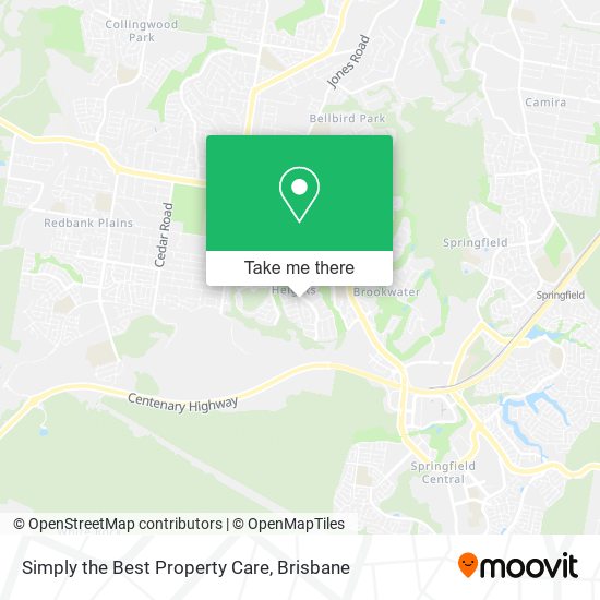 Simply the Best Property Care map
