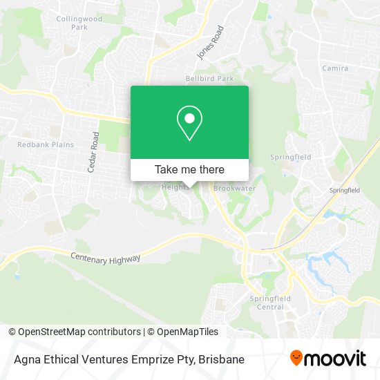 Agna Ethical Ventures Emprize Pty map