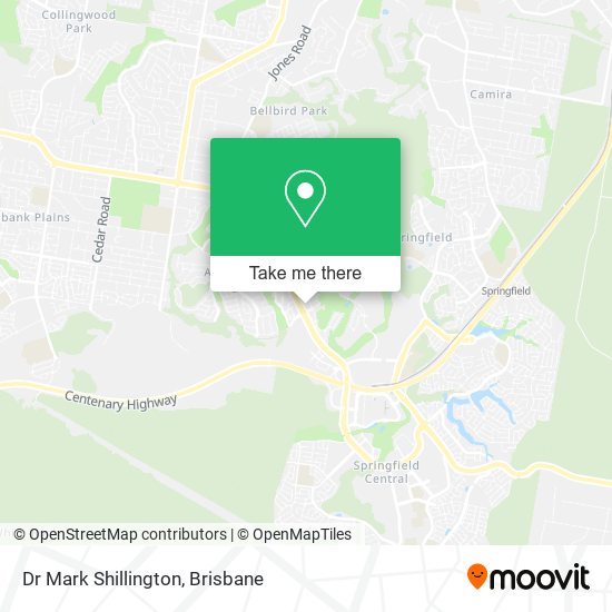 Dr Mark Shillington map