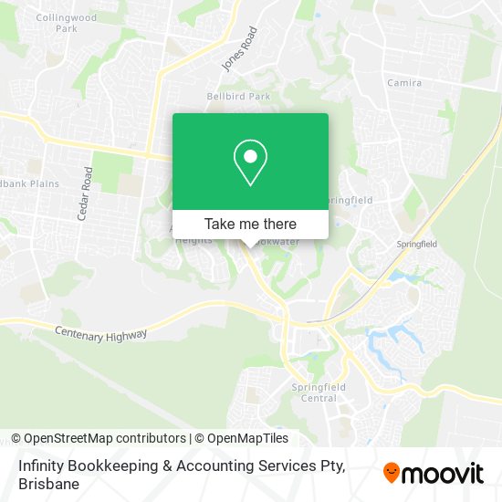 Infinity Bookkeeping & Accounting Services Pty map