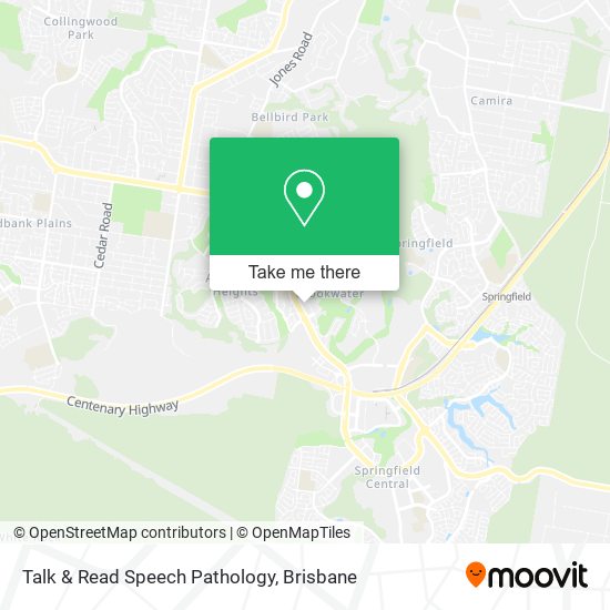Talk & Read Speech Pathology map