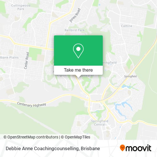 Debbie Anne Coachingcounselling map