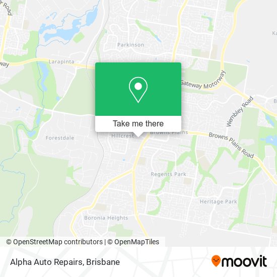 Alpha Auto Repairs map