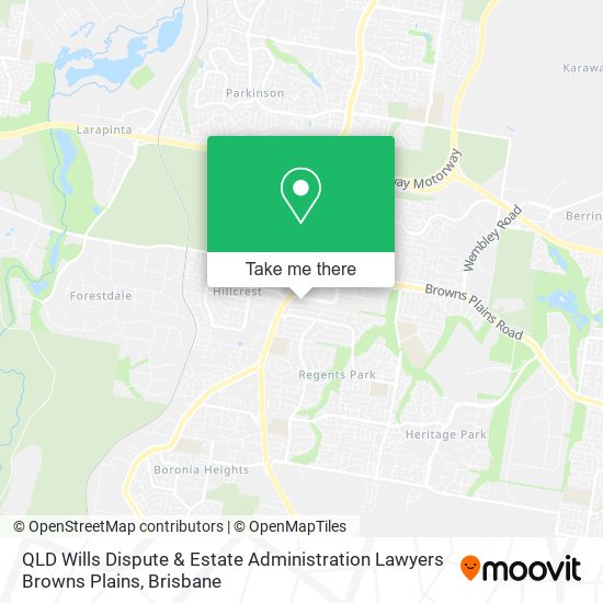 QLD Wills Dispute & Estate Administration Lawyers Browns Plains map