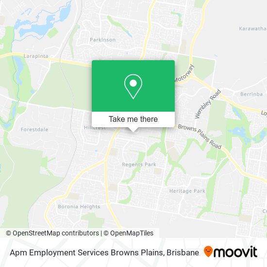 Apm Employment Services Browns Plains map