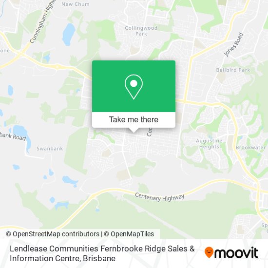 Lendlease Communities Fernbrooke Ridge Sales & Information Centre map