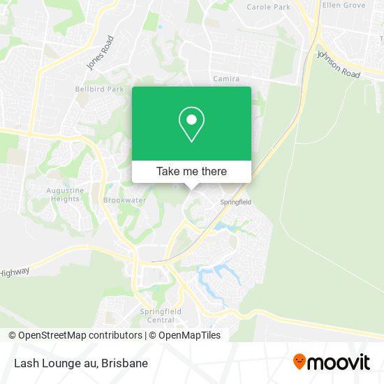 Lash Lounge au map
