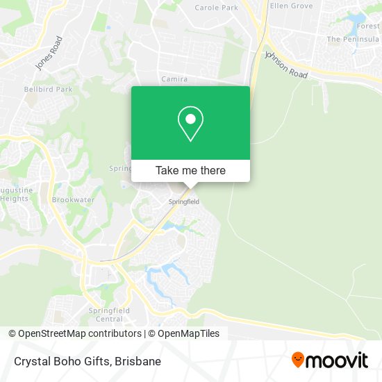 Crystal Boho Gifts map