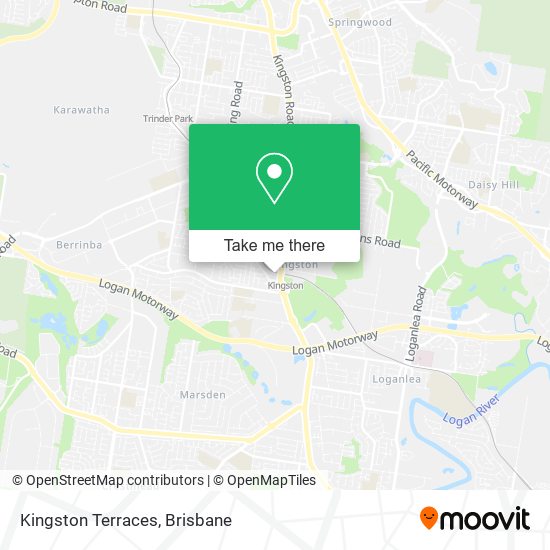 Kingston Terraces map