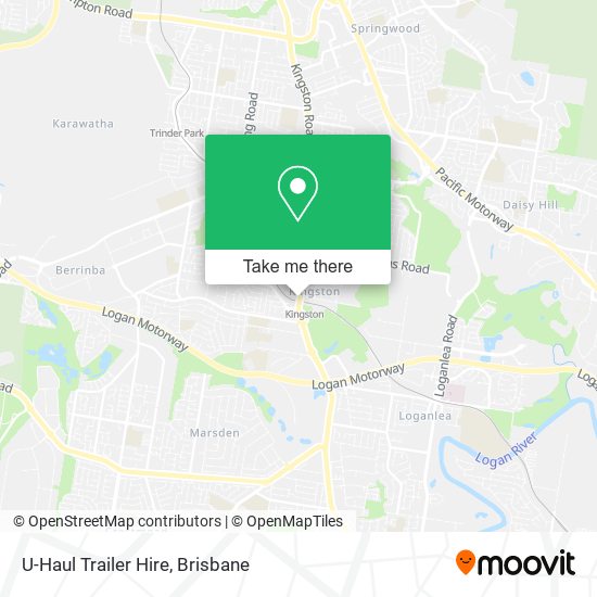 U-Haul Trailer Hire map