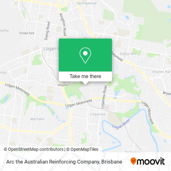 Arc the Australian Reinforcing Company map