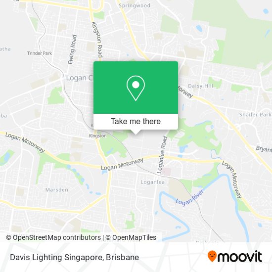 Mapa Davis Lighting Singapore