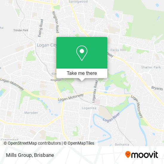 Mills Group map