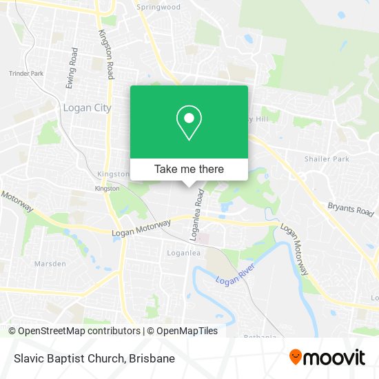 Slavic Baptist Church map