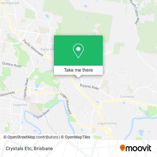 Crystals Etc map