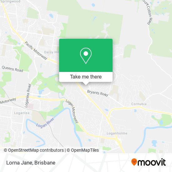 Lorna Jane map
