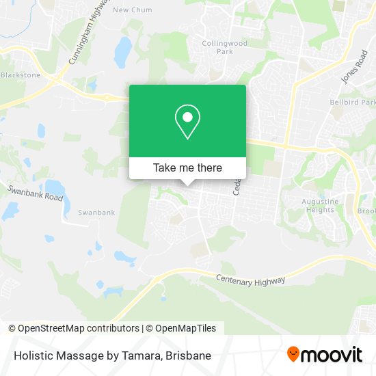 Holistic Massage by Tamara map