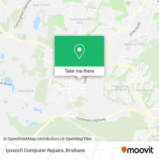 Ipswich Computer Repairs map