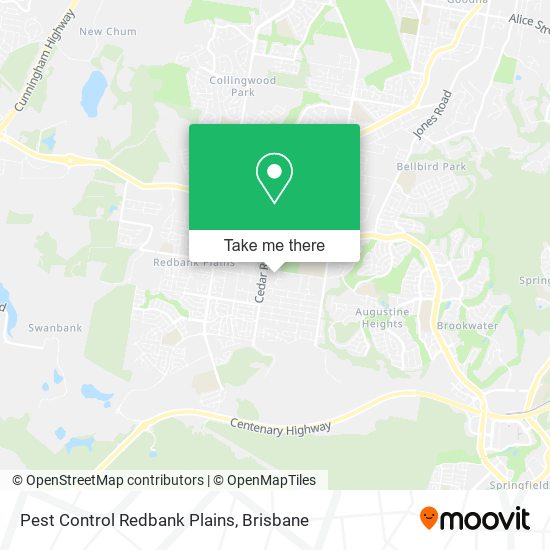 Pest Control Redbank Plains map