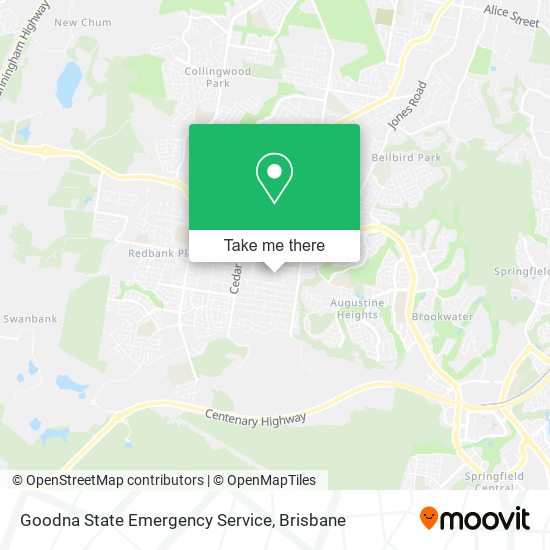 Goodna State Emergency Service map