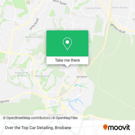Over the Top Car Detailing map