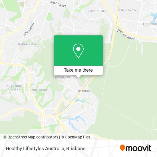 Healthy Lifestyles Australia map