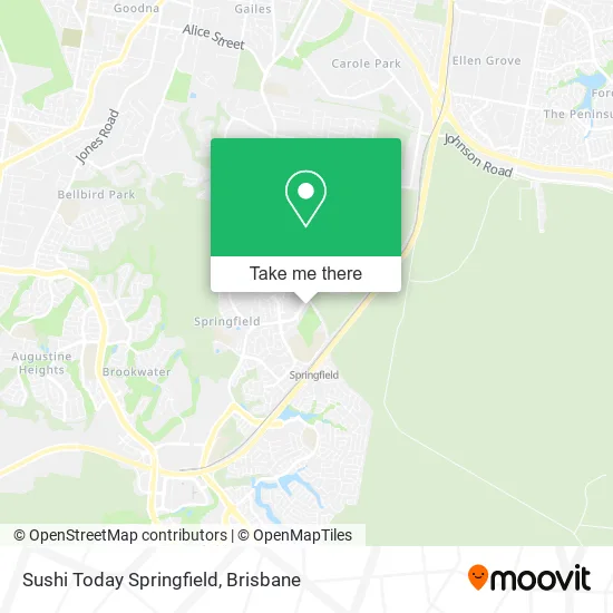 Sushi Today Springfield map