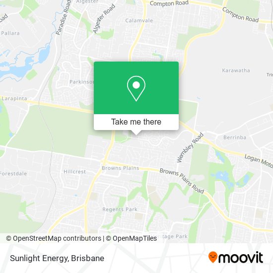 Sunlight Energy map