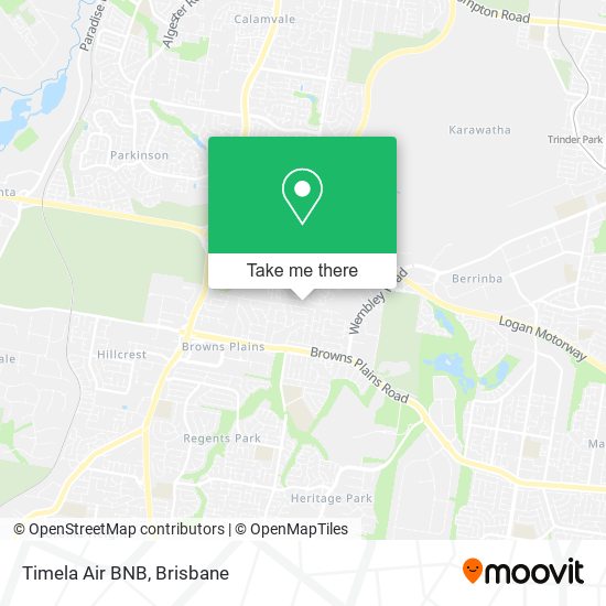 Timela Air BNB map