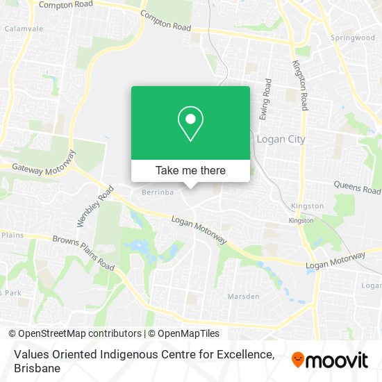 Values Oriented Indigenous Centre for Excellence map