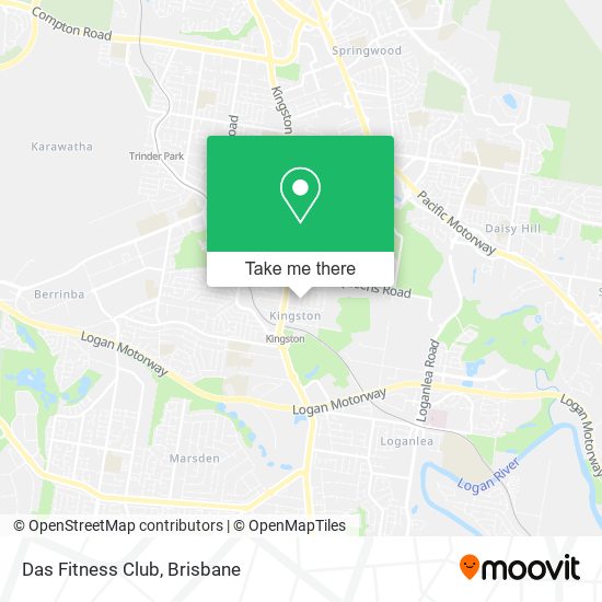 Das Fitness Club map