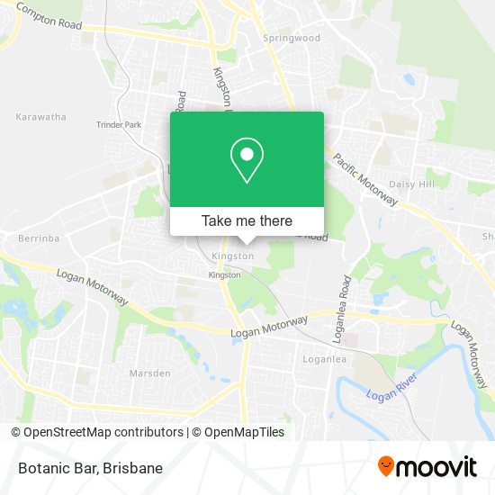 Botanic Bar map