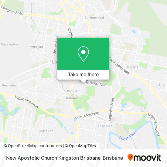 New Apostolic Church Kingston Brisbane map