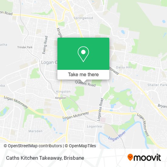 Caths Kitchen Takeaway map