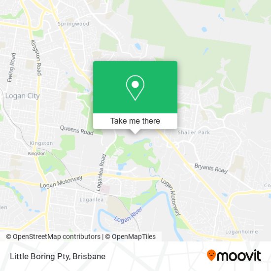 Little Boring Pty map