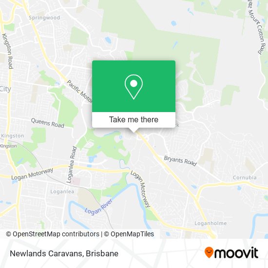 Newlands Caravans map