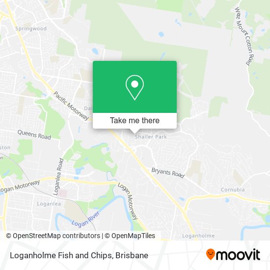Loganholme Fish and Chips map