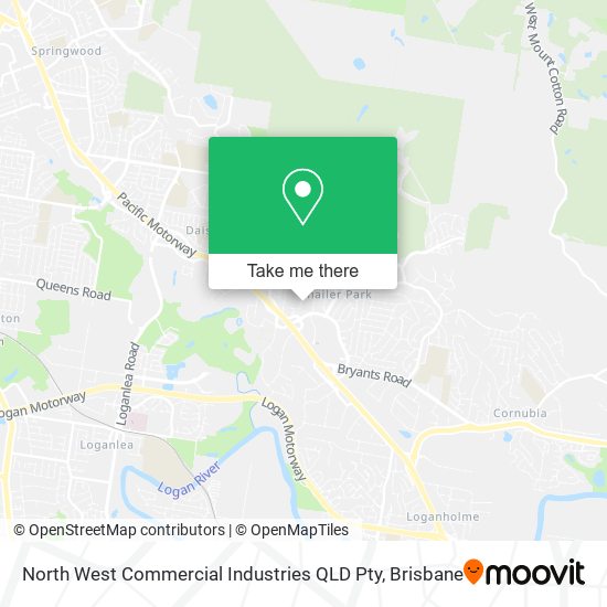 North West Commercial Industries QLD Pty map