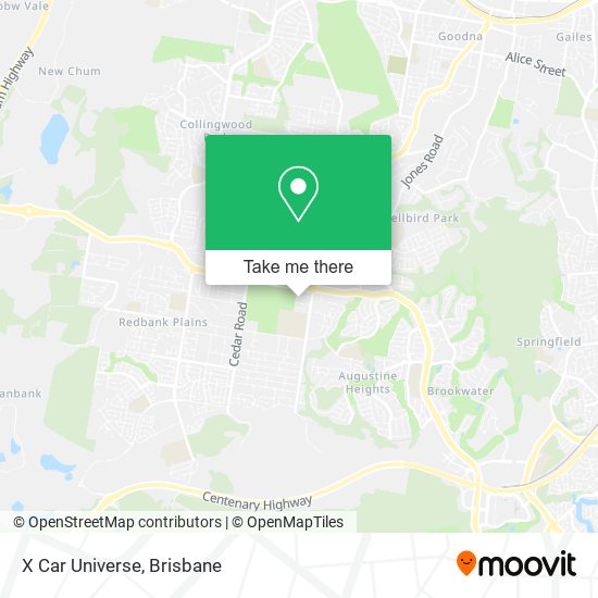 X Car Universe map