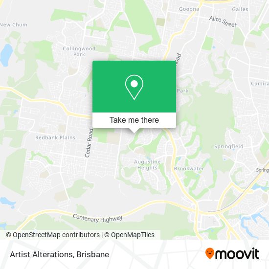 Artist Alterations map