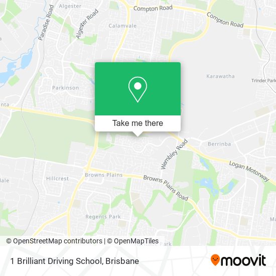 1 Brilliant Driving School map