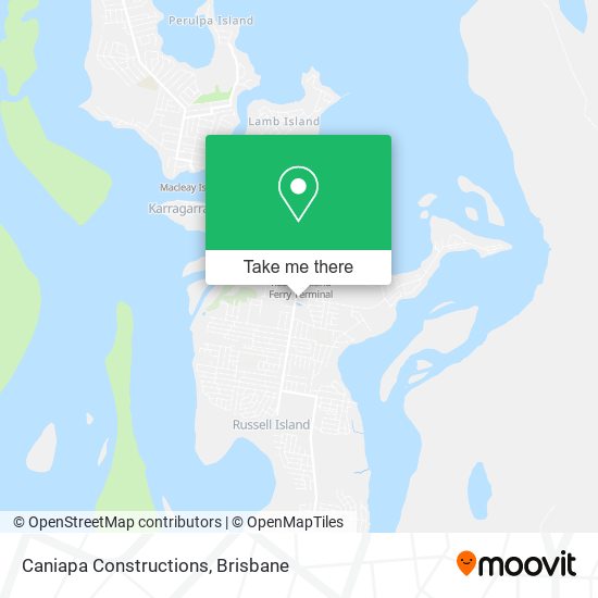 Caniapa Constructions map
