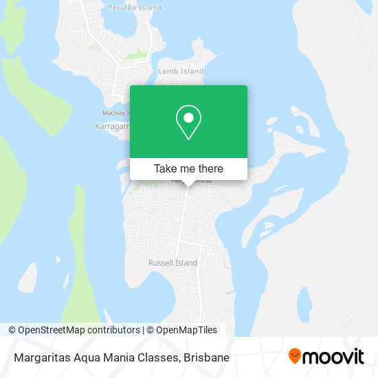 Margaritas Aqua Mania Classes map