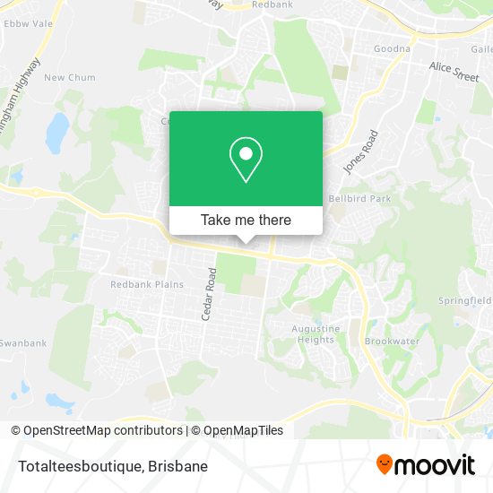 Totalteesboutique map