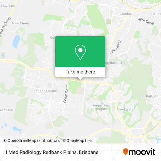 I Med Radiology Redbank Plains map