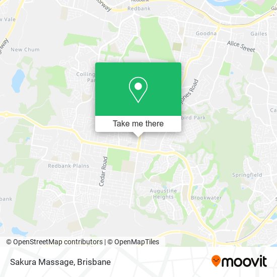 Sakura Massage map